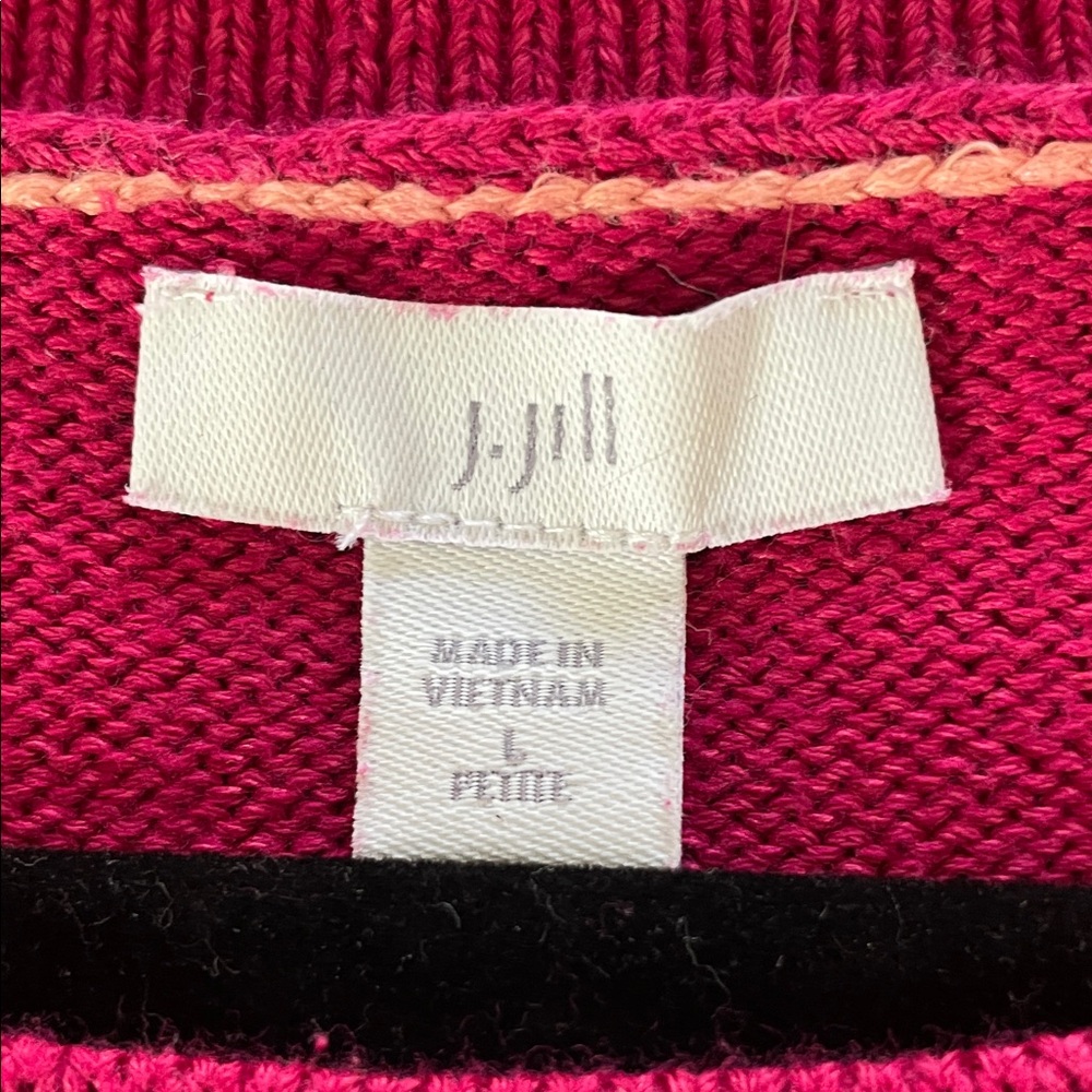 J. Jill Women's Crew Neck Sweater - Pink - Picture 5 of 7